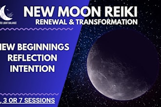 do distance new moon reiki for renewal and transformation