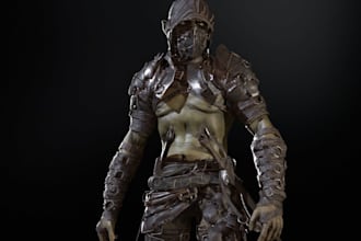 ue5 3d game character,monster creature,rpg,pbr texture,vrc model,unity vr avatar