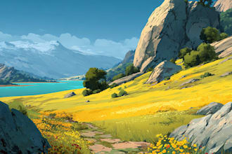 do the landscape illustration or concept art for you