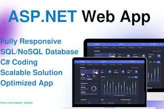 develop and maintain asp net core web app or rest API