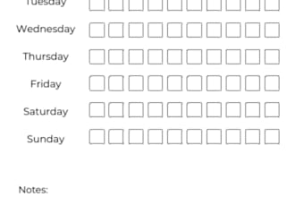 provide a simple weekly planner printable PDF