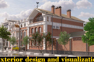 photorealistic exterior 3d renderings for architects and developers