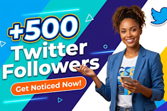 grow up 500 twitter followers fast