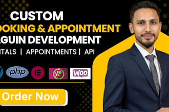 develop a custom wordpress booking plugin or appointment system