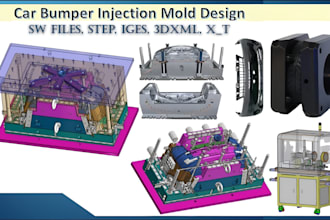 design injection mold dfm and mold ready plastic parts enclosure for production