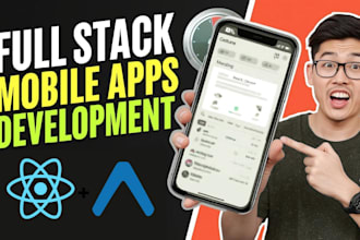 develop android and ios mobile app using react native expo