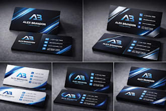 do modern and professional business card design