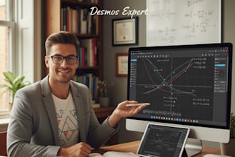 be your online mathematics tutor and desmos graph expert