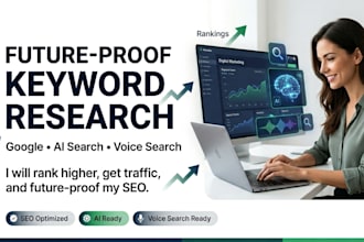provide future proof SEO keyword research for google, ai search, voice search