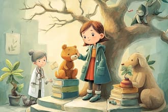 children book illustration and cover children story book