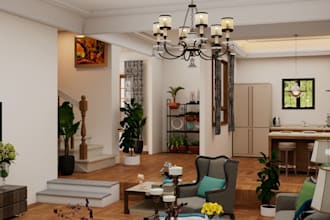 design realistic 3d interior visualizations