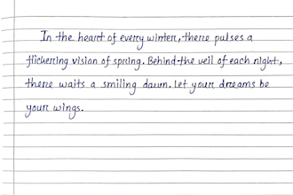 handwrite anything, give custom handwriting services