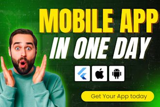 develop a complete android and ios app with backend integration