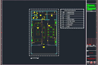 do architectural and interior drafting drawing