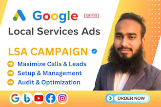 setup, manage and optimize google search ads for local services ads, lsa