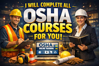 osha 8, 10, 30 and 40 hour courses