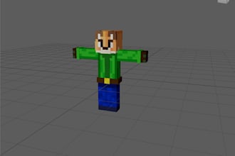 3d render your minecraft character