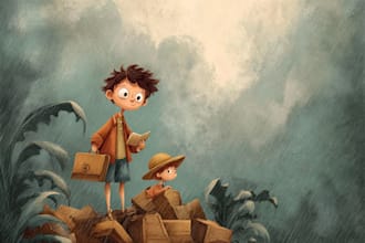 children book illustration and cover children story book