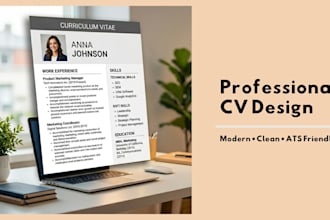 design a professional CV and resume in canva