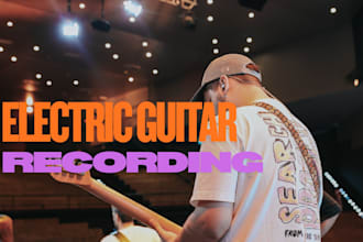 record electric guitar for your project