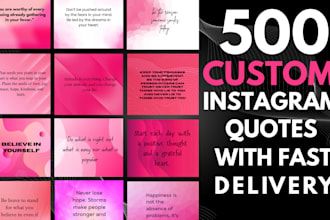 create custom canva 500 motivational inspirational  instagram quotes