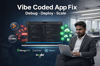 fix, debug replit code and deploy replit ai vibe coded app