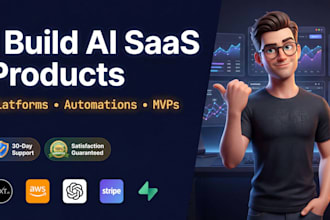 build your ai saas platform, automation system, or mvp with nextjs