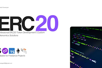create a custom erc20 token with advanced features