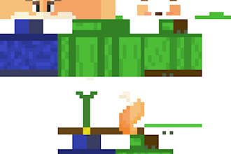 create a minecraft skin based on reference