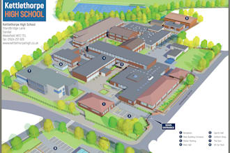 creat a map illustration site plan school,office and collage