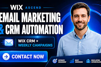 do wix ascend email marketing wix crm automation wix email campaign newletter