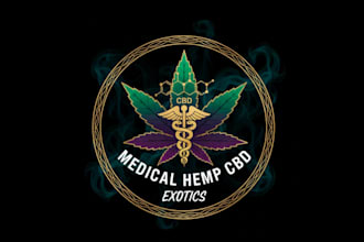 draw medical hemp cbd marijuana exotics logo