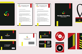 design professional letterhead, business cards and stationery