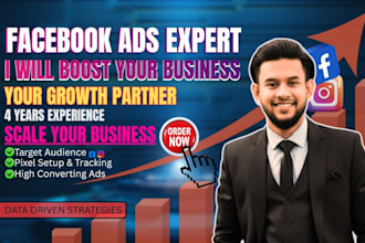 setup and manage facebook ads and instagram ads campaign for your business