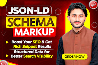 set up json ld schema markup, structured data for rich snippets
