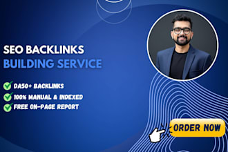 provide monthly SEO service with high quality backlinks