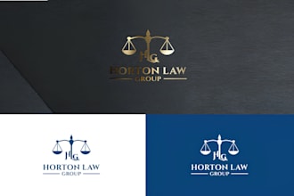 do modern law firm, lawyer and attorney logo design