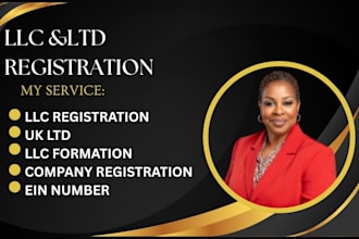 do USA llc and UK ltd registration llc reinstatement ein and business support
