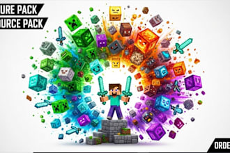 create custom minecraft texture pack or resource pack for you