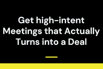 get b2b sales appointments for small startups by running outbound campaigns