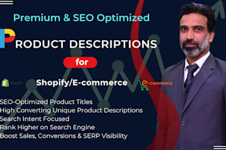 write SEO product titles and descriptions for ecommerce
