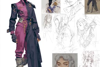 create ai generated character or concept art