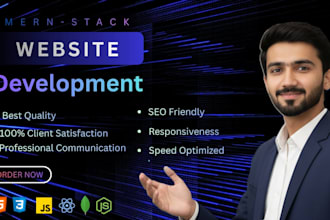 do custom website development as a mern stack developer