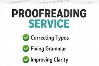 proofread and edit your documents for grammar and spelling