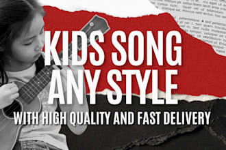 produce original kids music, nursery rhymes, children songs