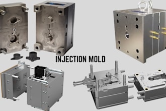 do diy injection mold resin mold dfm plastic moldflow analysis product design