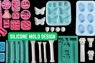 design silicone mold chocolate multicavity mold soap candle physical production