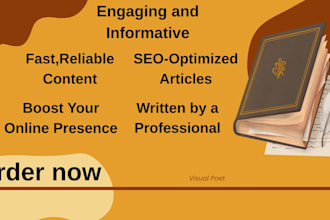 write website, blog, or product content for you
