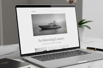 create a premium luxury website for high networth clients