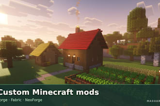create a custom minecraft mod for forge fabric or neoforge